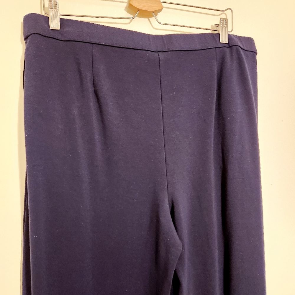J. Jill | Women's Navy Blue Wearever Collection Pants (Size XL) - Picture 10 of 11
